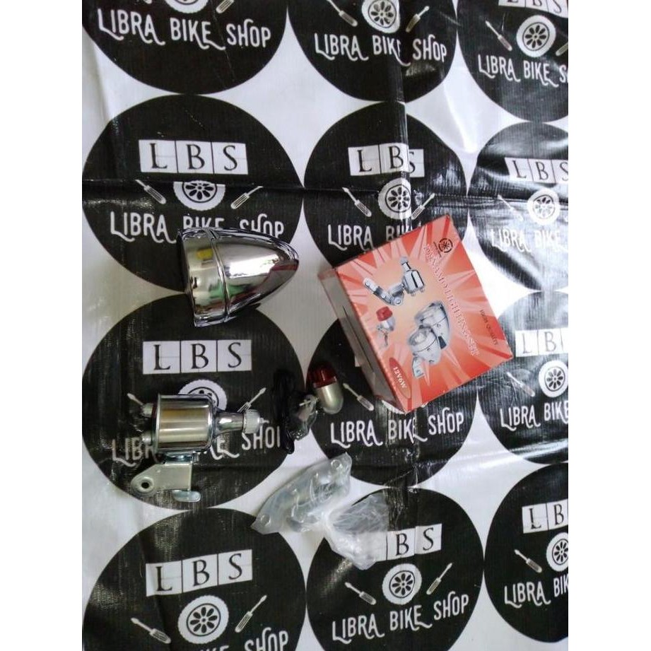 Promo LAMPU DINAMO SEPEDA ONTEL l LAMPU SEPEDA ONTEL DINAMO GAJAH COD