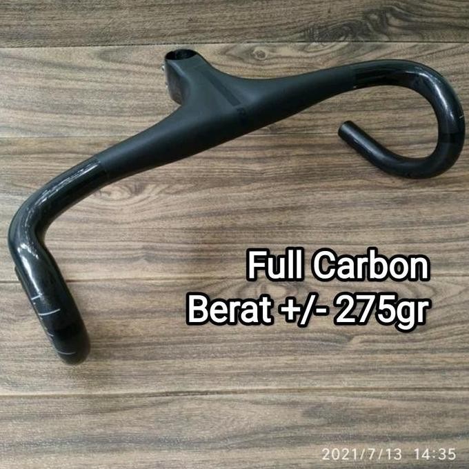 Promo RXL XL Full Carbon Ultralight Dropbar Integrated Stem 42 cm COD