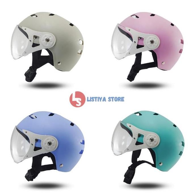 Promo Helm Sepeda Listrik Lipat Wanita Pria COD