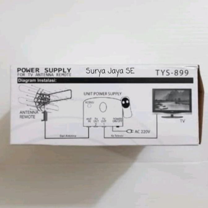 Power Supply Booster Antena Tv Remote Toyosaki Tys-899