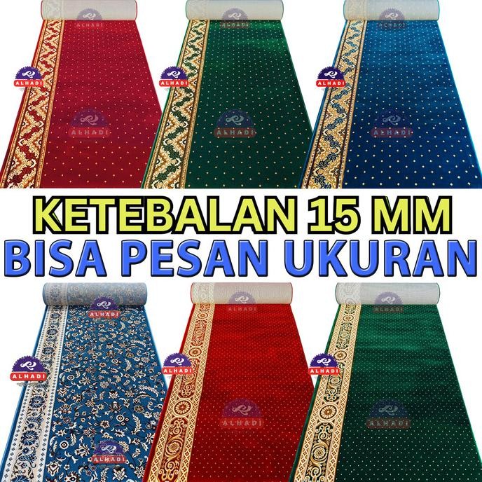 PROMO - Alhadi Karpet Masjid NATRA METERAN 00 x 20cm Tebal mm Sajadah