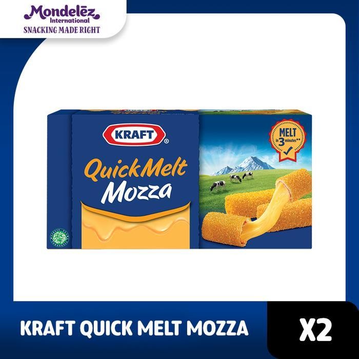 

SNS KRAFT KEJU QUICK MELT MOZZA 150 gr X 2 - Keju Mudah Lumer