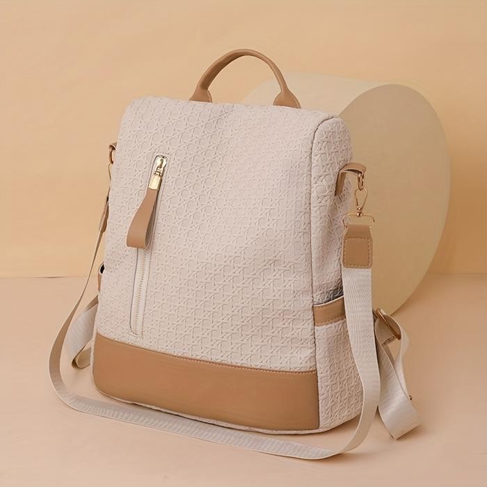 VBS Tas Backpack Kekinian untuk Wanita Kuliah Backpack Kulit Ransel