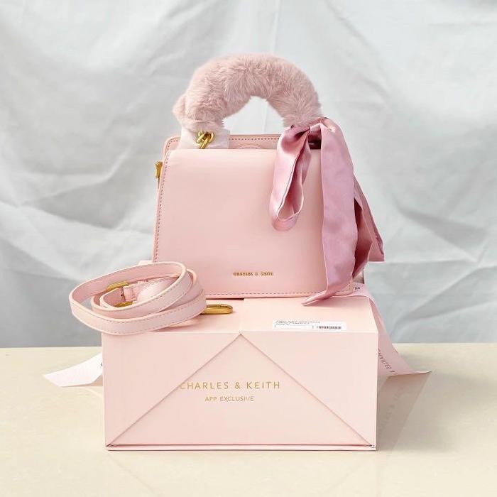 VBS Charles and keith bag pink