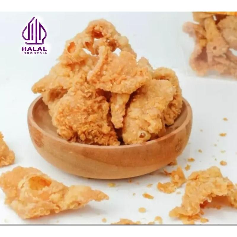 

SNS Cemilan Kulit Ayam Krispi Gurih 250/500 Gram