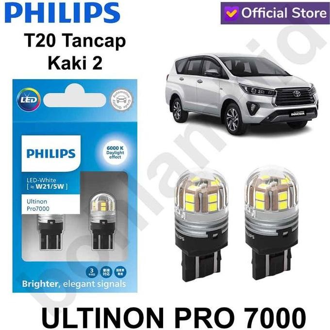 BEBAS ONGKIR - Lampu LED Senja Kota INNOVA REBORN Philips Ultinon PRO6000 T20 Putih