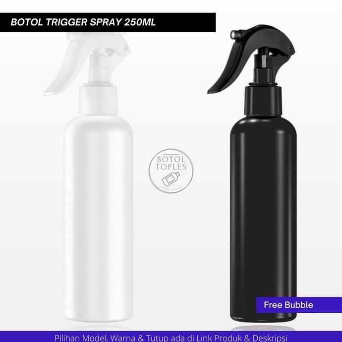 botol trigger 250ml spray bening tebal (HARGA GROSIR)