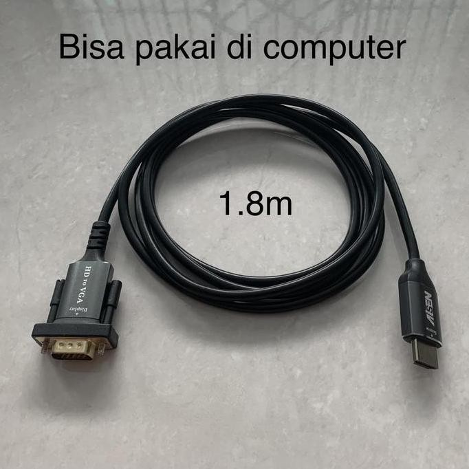 DB109 }} HDMI To VGA-1.8meter converter adapter aisen/ HDMI TO VGA-1.8m AISEN