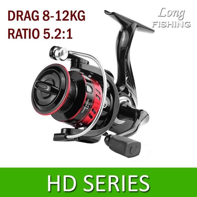 Reel Pancing Metal Max Drag 10Kg HE1000 - 7000