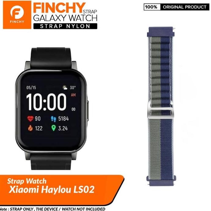 Finchy Nylon Strap Xiaomi Haylou LS02 Smartwatch Replacement Wristband