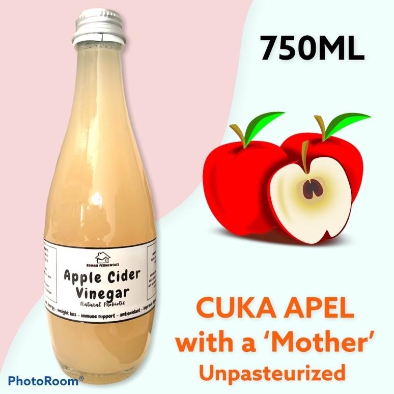 

Apple Cider Vinegar (Cuka Apel) with 'Mother' 750ml | by Rumah Fermentasi
