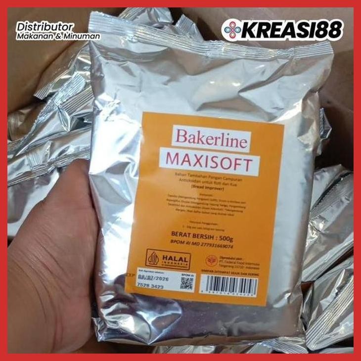 

COD BAKERLINE MAXI SOFT BREAD IMPROVER - PENGEMBANG & PELEMBUT ROTI [BUMBU OLAHAN MAKANAN]