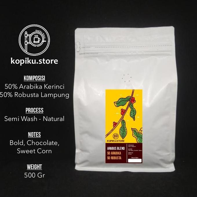 

Kopi Espresso Blend 50/50 Arabika Robusta 500 gr | Kerinci - Lampung