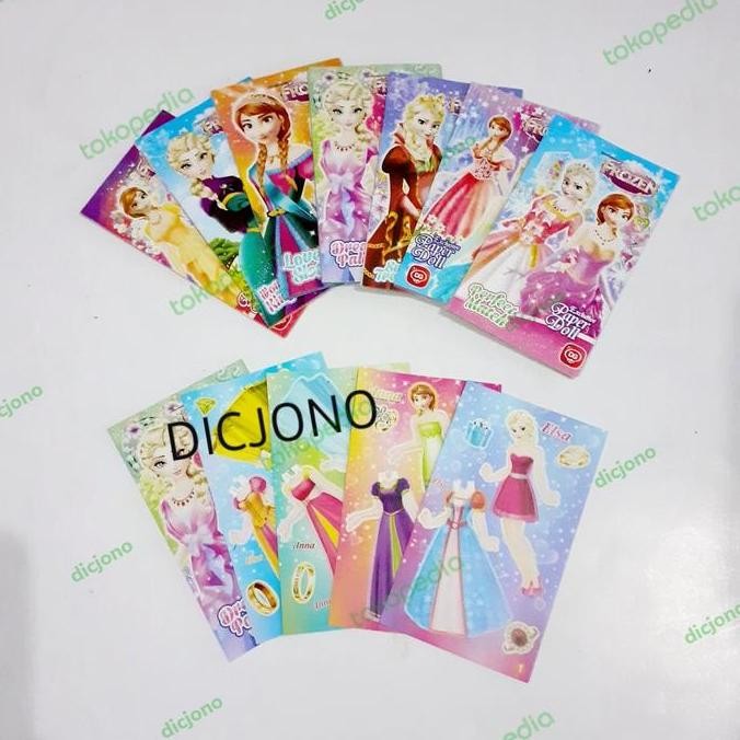 Mainan Bongkar Pasang ( BP) Dress Up Mini / Paper Doll