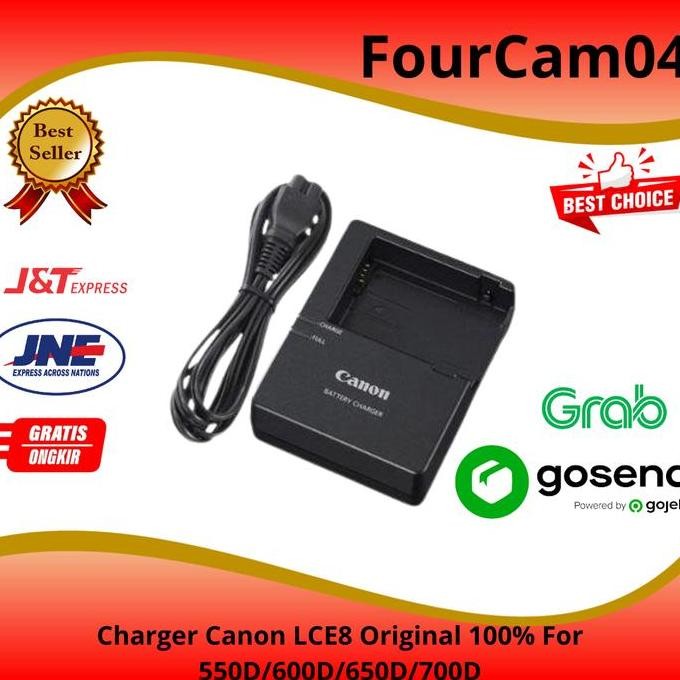 TERBARU - Charger Canon LCE8 Original 100% For EOS 550D/600D/650D/700D
