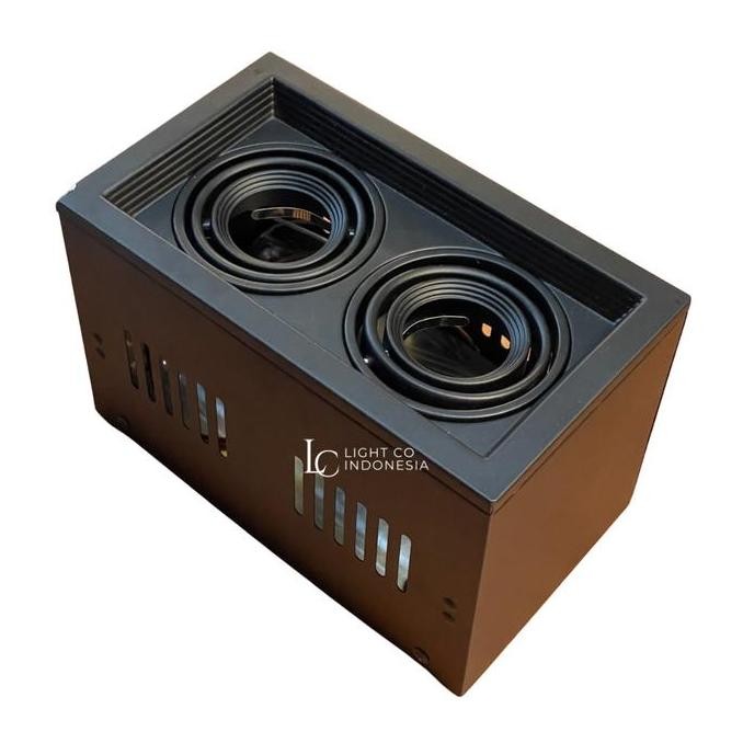 Downlight Outbow 2lampu kotak / downlight outbow 2lp MR16