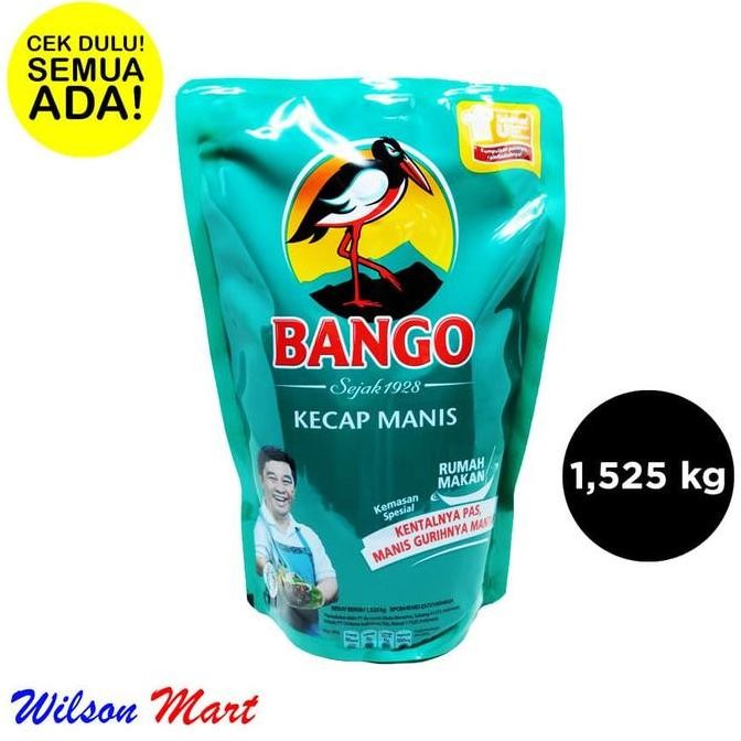 

Bango Kecap Manis 1,525 Kg 1525 Gram Refill
