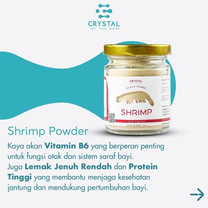 

Shrimp Powder 80Gr - Crystal Of The Sea / Kaldu Mpasi