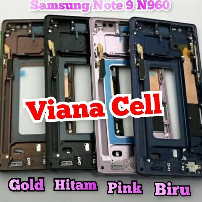 FRAME LCD BAZEL BASEL TULANG TENGAH DUDUKAN LCD Samsung NOTE 9 ORI