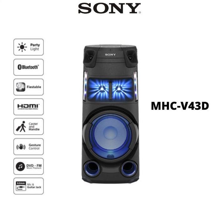 SONY MHC-V43D High Power Audio System with BLUETOOTH / MHC V43D
