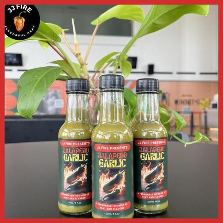 

DISCOUNT JALAPENO GARLIC (FERMENTED HOT SAUCE / SAUS PEDAS FERMENTASI) 150ML [BUMBU OLAHAN MAKANAN]
