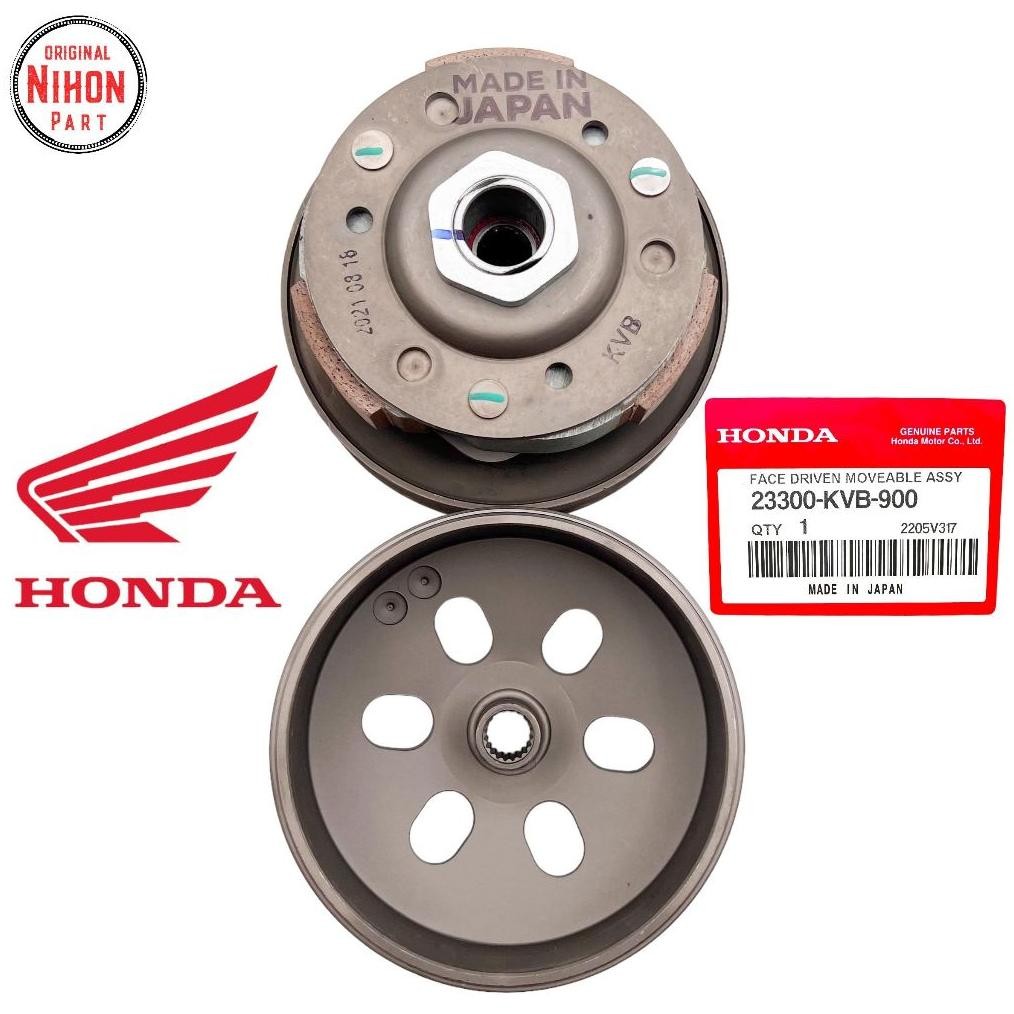 Pully assy vario 110 karbu pully assy vario 110 cw techno KVB ORINAL HONDA NP317