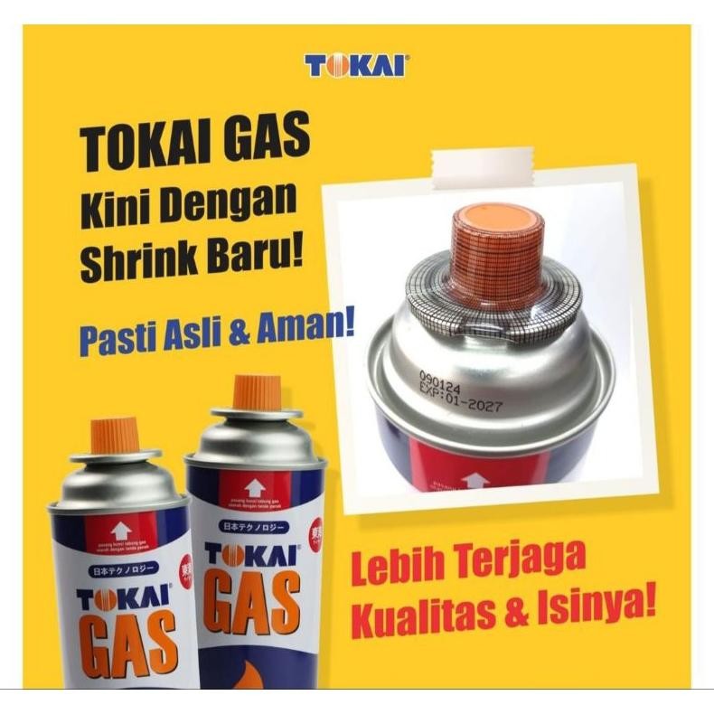 Bisa Cod Tokai Tabung Gas Portable Kondisi Baru Bukan Isi Ulang Atau Bukan Refill Original 100% New 