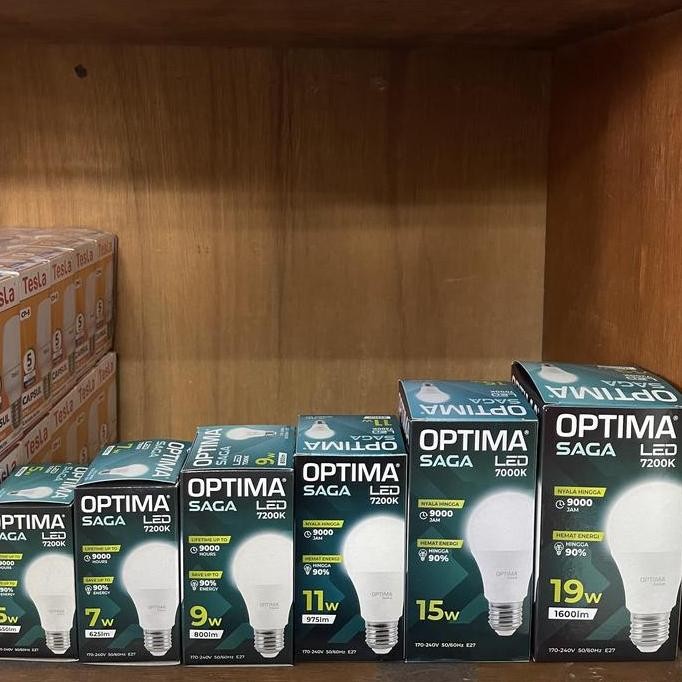 Bohlam LED Sinar Putih / Lampu LED OPTIMA
