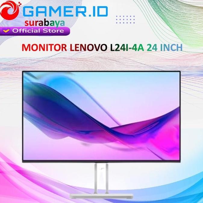 LENOVO L24I-4A 24INCH FHD 100HZ FLAT IPS 99%SRGB SPEAKER 3Y