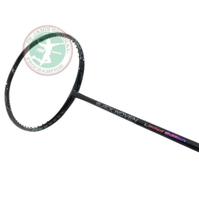 MAXBOLT BLACK WOVEN LIMITED EDITION RAKET BADMINTON ORIGINAL
