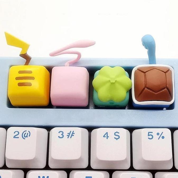 Pokemon Keycaps Custom Resin Artisan