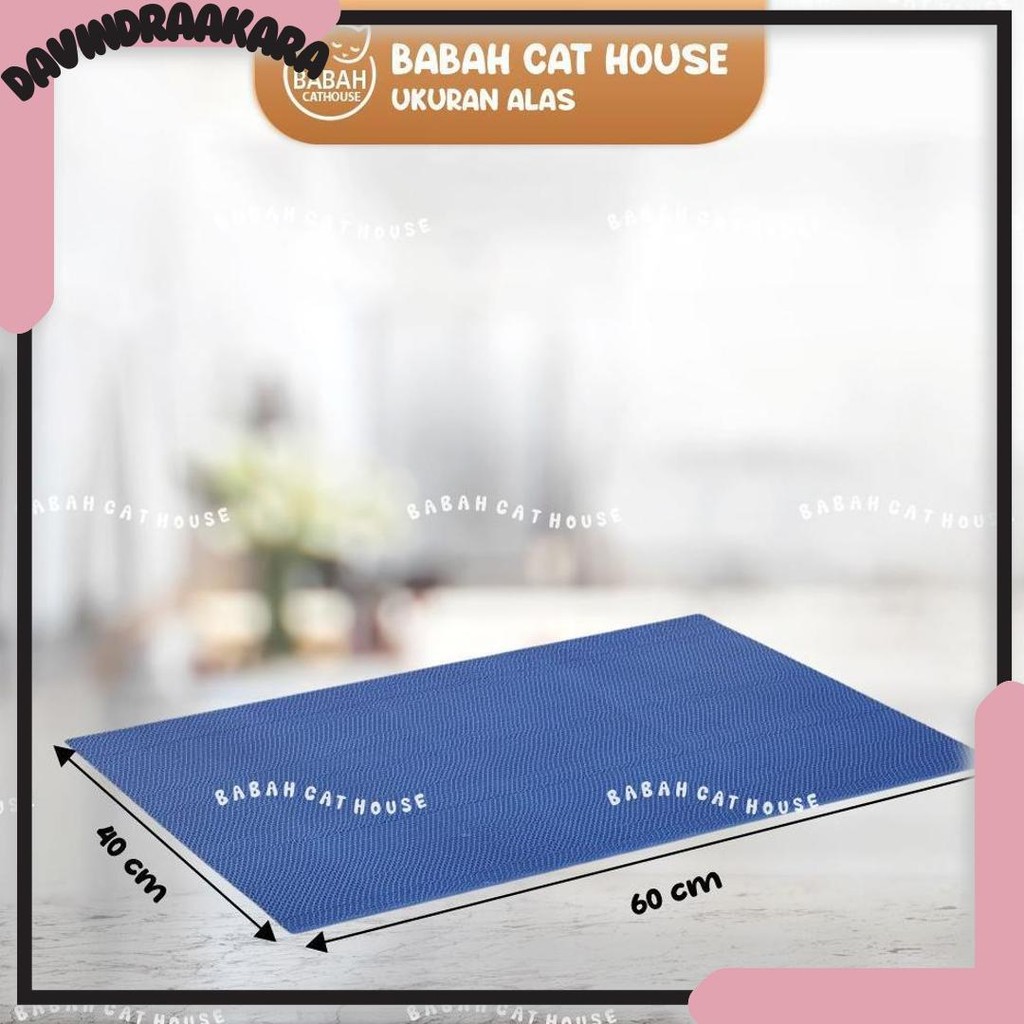 Bigpromo KARPET ALAS KANDANG Kucing Kasur Anjing Tatakan Kelinci Underpad Hewan Empuk Karet Pasir Mu