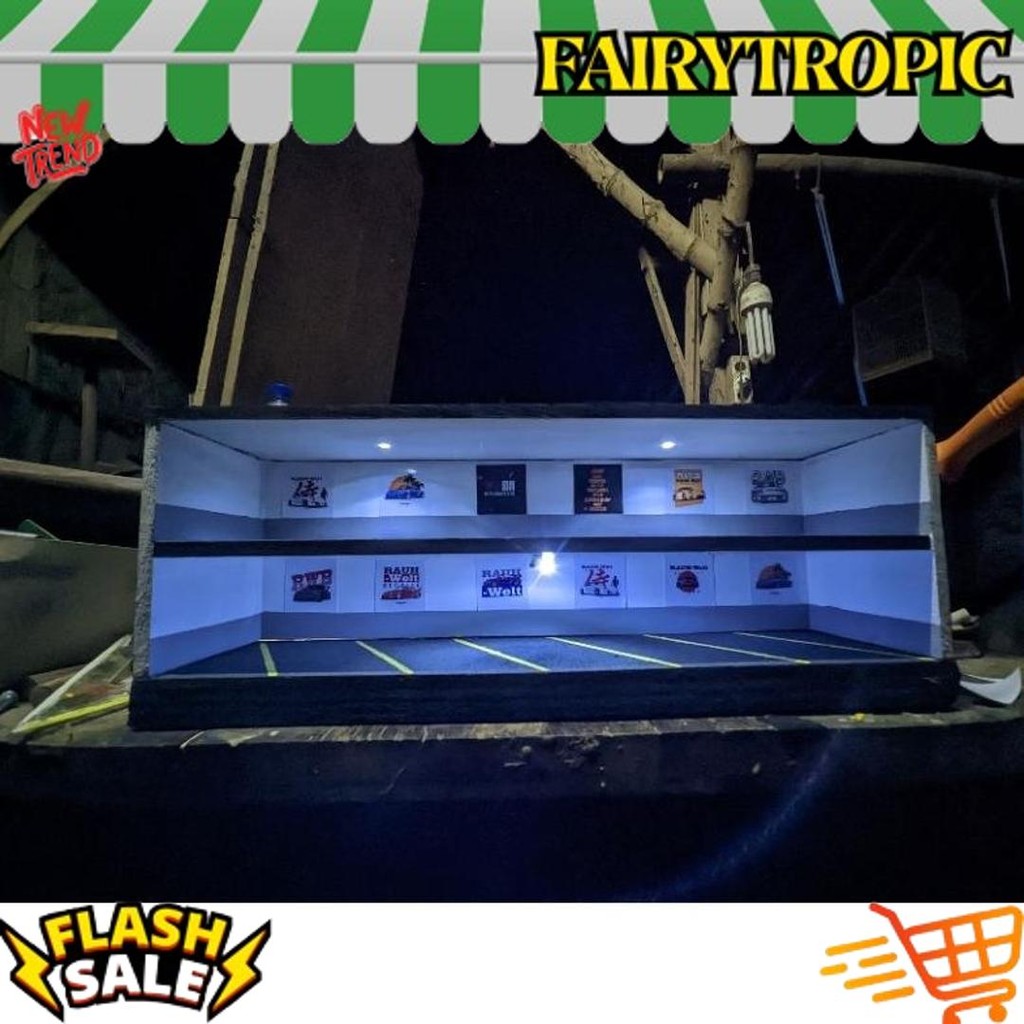 Viral diorama parkir basement