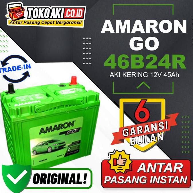TERMURAH - Amaron GO MF 46B24R - 45Ah