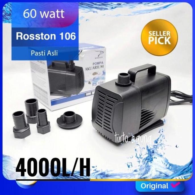 Mesin Pompa Air Kolam Ikan Koi 6000L 5500L Low Watt 1 2 3 4 Meter Hiro Pro Aquaman Marvin Ginga Magu
