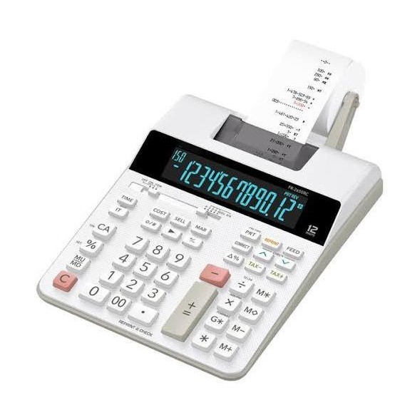 Kalkulator Print struk HR-8 HR-100 FR-2650 | Kalkulator printing struk bon BS