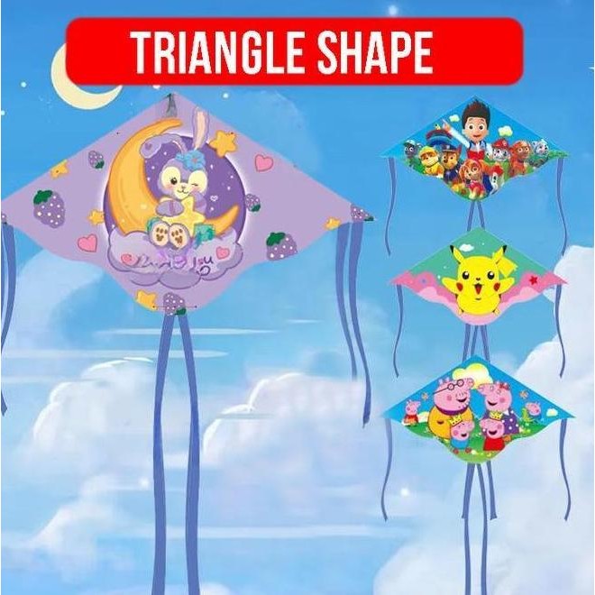 (Good) LAYANGAN PLASTIK ANAK LAYANGAN ANAK PLASTIK DENGAN EKOR LAYANGAN KARAKTER LAYANGAN ANAK LAYAN
