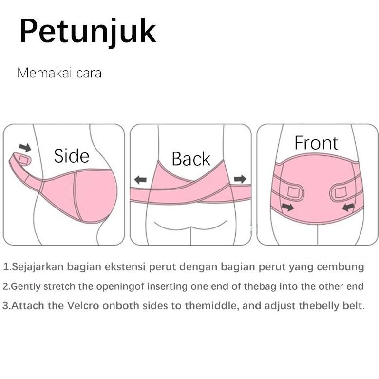 Pilih Lokal Ga24 Koi Store Dapat Diubah Ukurannya Korset Hamil Stagen Penyangga Perut Ibu Hamil Muda