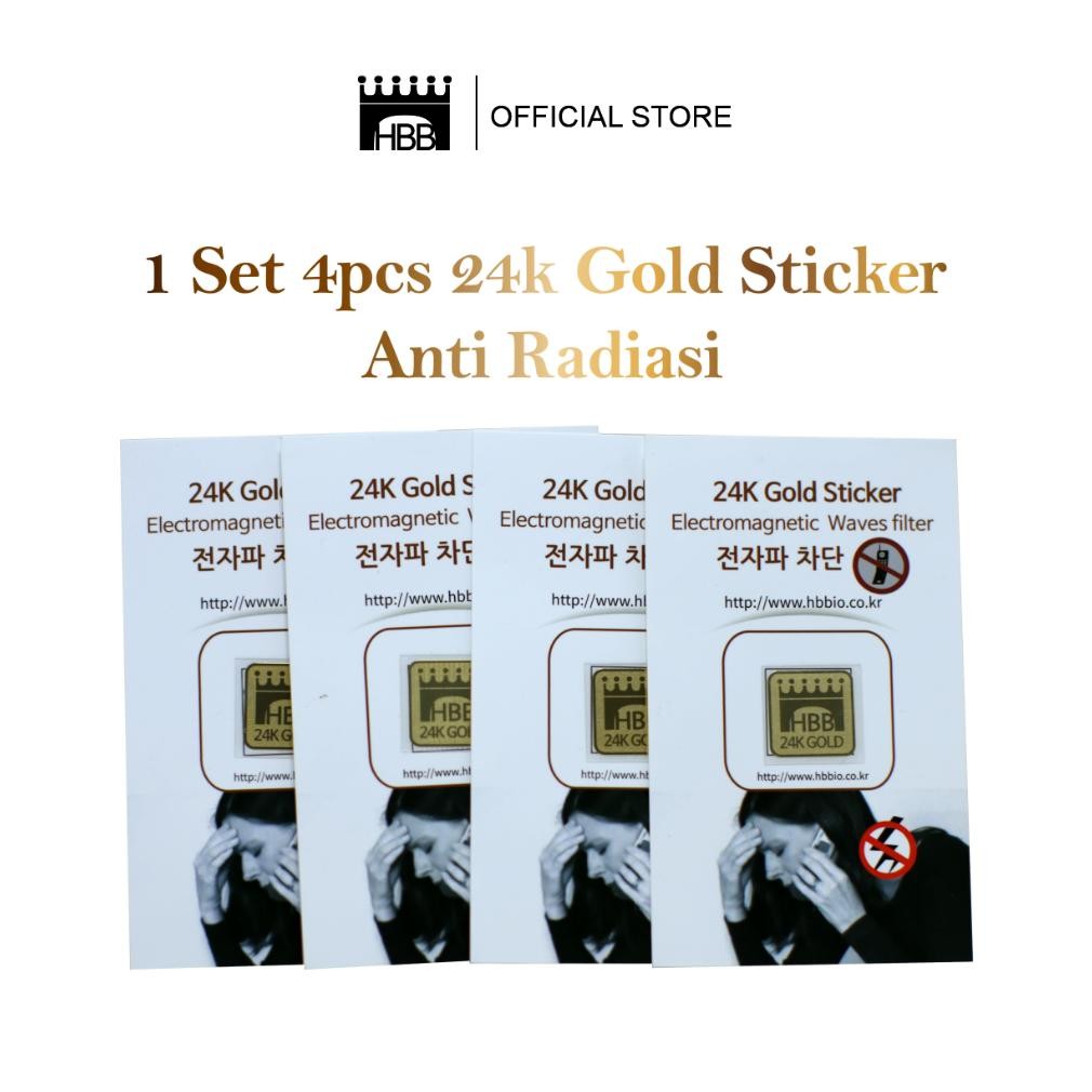 Stiker Emas Habibi Anti Radiasi Smartphone 24K Gold - Hbb Shop