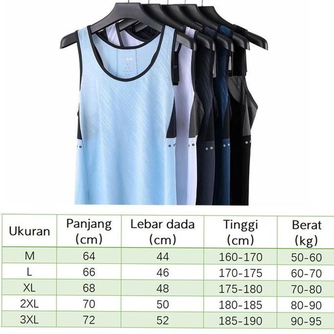 KAMB kaos singlet pria rider running kaos tanpa lengan Olahraga Pakaian