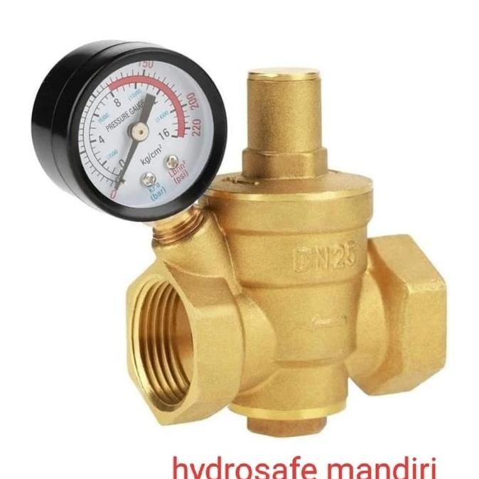 Prv 1" Inch Pressure Reducing Valve Kuningan / Brass Drat 1" Inch Dn25 Terbaik