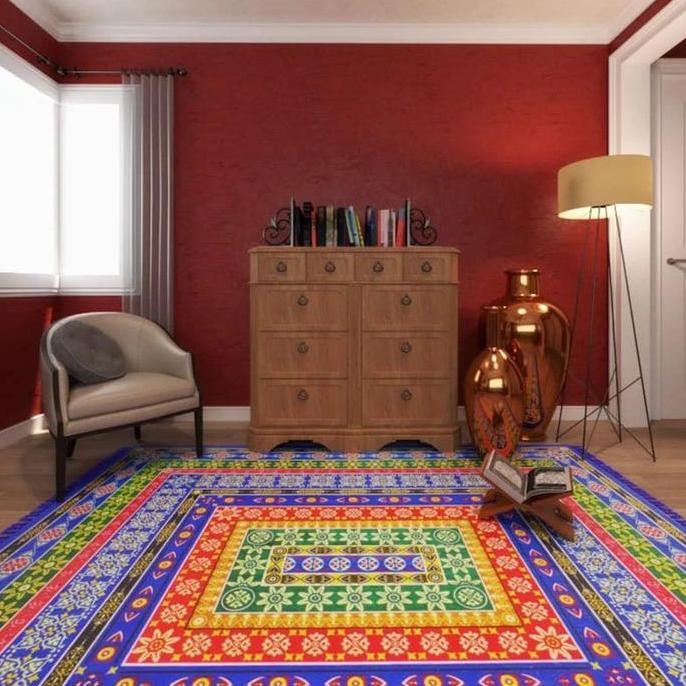 Karpet ostrich jasmine 205x240 cm karpet permadani merak 200x240 - Tangkap