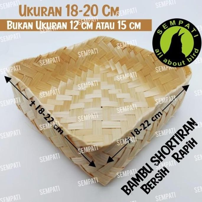(Good) BESEK SIRIP SARANG WALET BESEK BAMBU ANYAMAN BESEK KOTAK HAMPERS BAKUL