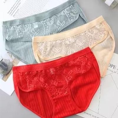 Celana dalam Wanita Renda Transparan G String Polos Seksi thong 5C177
