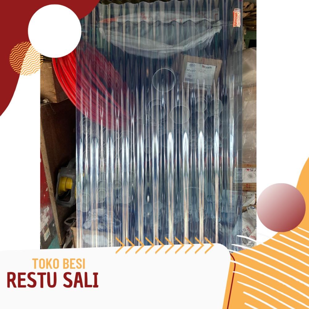 ATAP BENING FIBER GELOMBANG TRANSPARAN