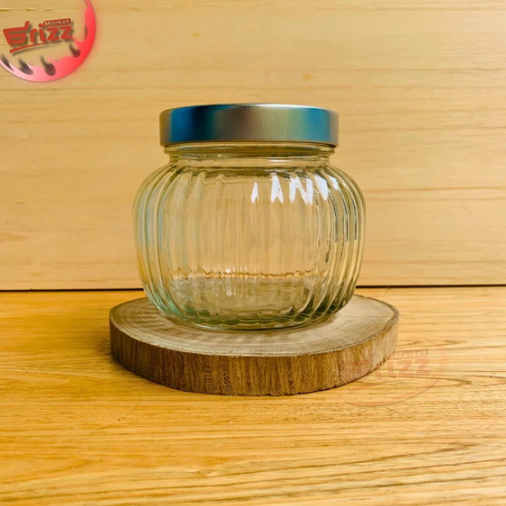 Toples Kue Kering 1 Liter Stoples Kaca Lebaran Nastar Beling Tpf-5 Dan Tpf- 10 Sl Stok