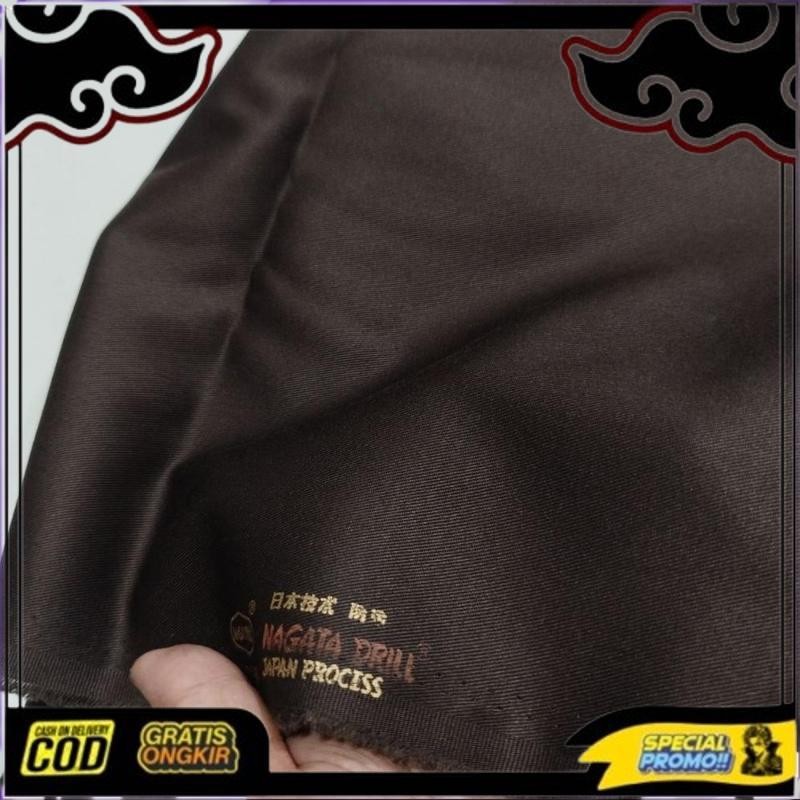 New Stock Kain Nagata Drill Coklat Pramuka Lebar 150 Kain Seragam Sekolah Seragam Organisasi Seragam