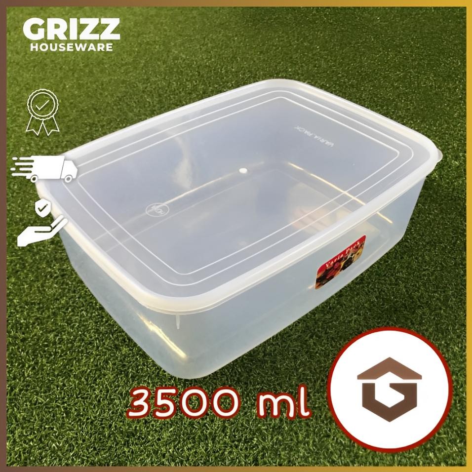 Box/Kotak/Container/Toples Makanan Kue Donat Khado Pack 3500 Ml Terlaris