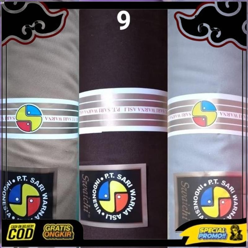 Smile Today Bahan Kain Katun Oxford Sari Polos Bahan Seragam Masker Grade Aaa