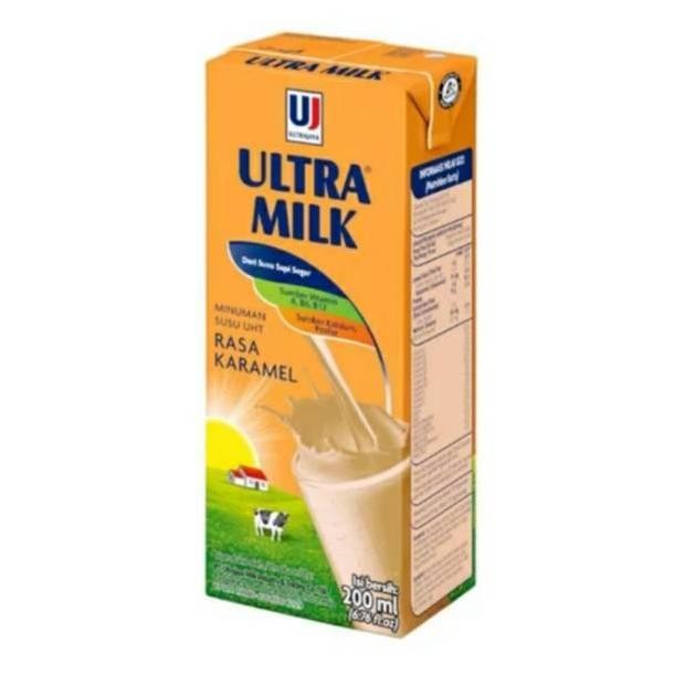 

(Good) Susu Ultra rasa karamel ukuran 200 mili isi 24 pcs